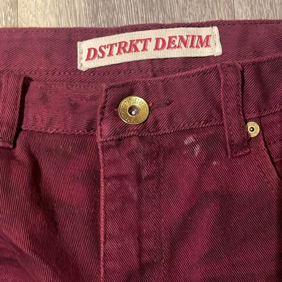 8ighth Dstrkt Distressed Moto Biker Jeans 32 x 32 - Picture 3 of 10